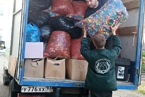 Более тонны пластиковых крышек собрали в двух муниципалитетах Кубани